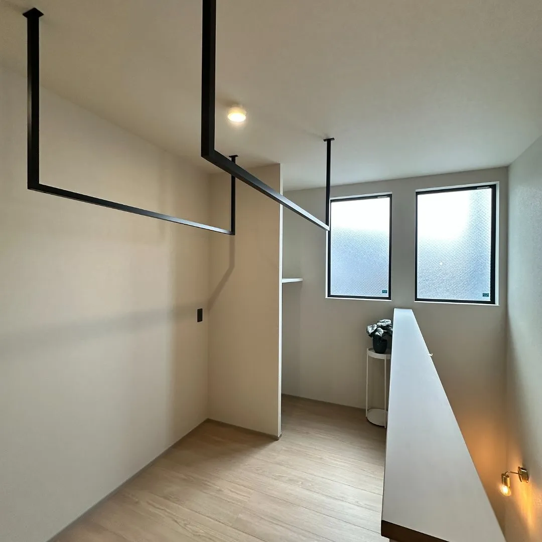 光が通るランドリースペース