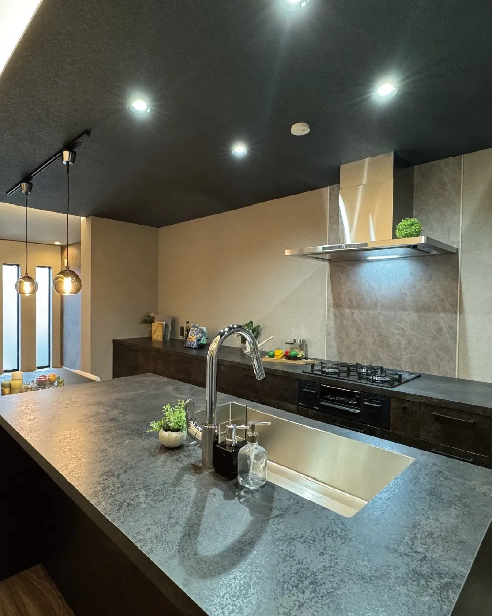 グラフテクトのかっこいいキッチンを標準で採用できます！